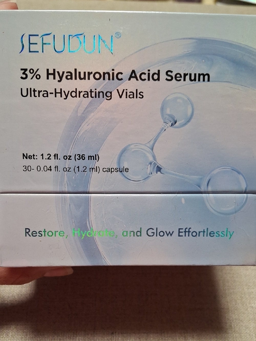 Sefusun 3% Hyaluronic Acid Serum Ultra-Hydrating Vials 30 Capsules